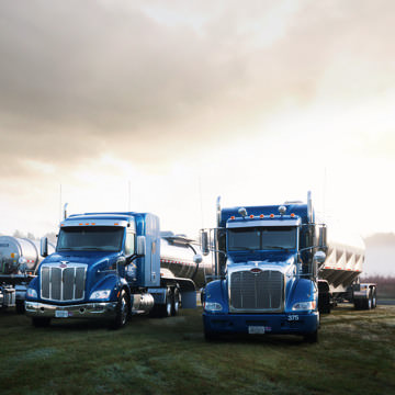 dawn at Atlantic Bulk Carrier