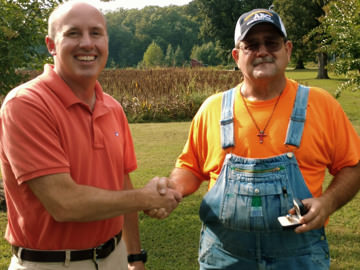 D. Seal receieving a safety award